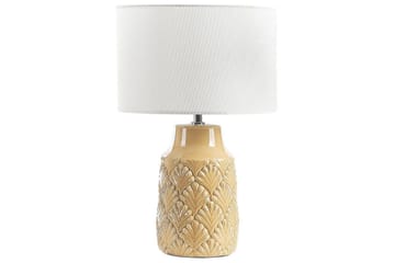 Koronis Bordlampe 43 cm E27 - Beige/Hvit - Belysning - Innendørsbelysning & Lamper - Soveromslampe - Sengelamper - Nattbordslampe stående