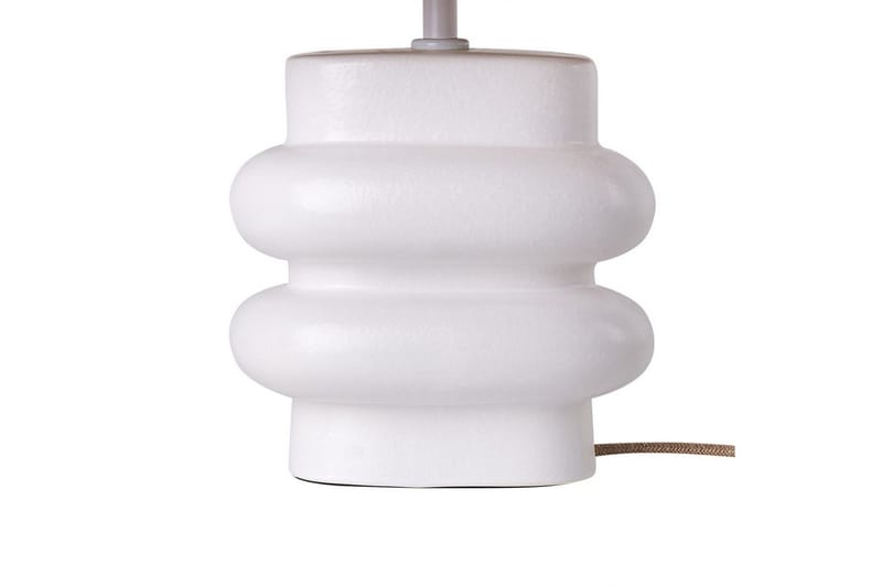 Kulsa Bordlampe 42 cm E27 - Hvit/Beige - Belysning - Innendørsbelysning & Lamper - Soveromslampe - Sengelamper - Nattbordslampe stående