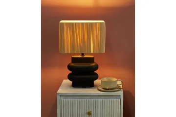 Kulsa Bordlampe 42 cm E27 - Svart/Natur - Belysning - Innendørsbelysning & Lamper - Soveromslampe - Sengelamper - Nattbordslampe stående