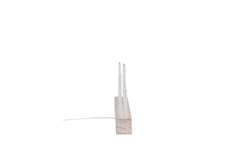 Kungsberget Adventsstake 24 cm - Whitewash - Belysning - Innendørsbelysning & Lamper - Soveromslampe - Sengelamper - Nattbordslampe stående