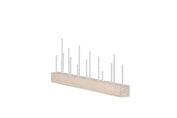 Kungsberget Adventsstake 24 cm - Whitewash - Belysning - Innendørsbelysning & Lamper - Soveromslampe - Sengelamper - Nattbordslampe stående