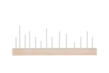 Kungsberget Adventsstake 24 cm - Whitewash - Belysning - Innendørsbelysning & Lamper - Soveromslampe - Sengelamper - Nattbordslampe stående