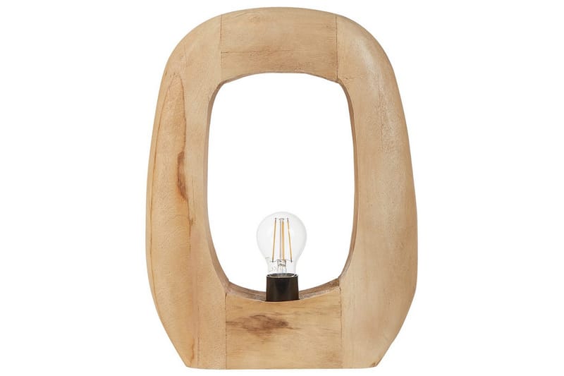 Ladaki Bordlampe 40 cm E27, Lyst tre