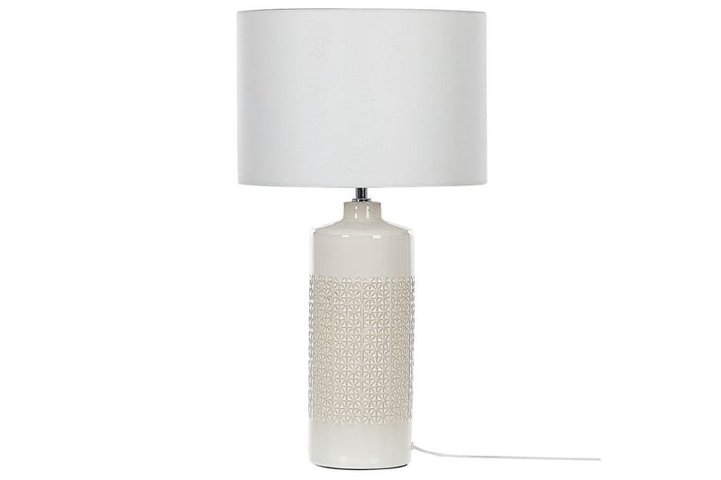 Lapya Bordlampe 58 cm E27 - Off white - Belysning - Innendørsbelysning & Lamper - Soveromslampe - Sengelamper - Nattbordslampe stående