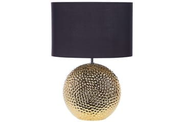 Libbelo Bordlampe 51 cm E27 - Gull/Svart - Belysning - Innendørsbelysning & Lamper - Soveromslampe - Sengelamper - Nattbordslampe stående