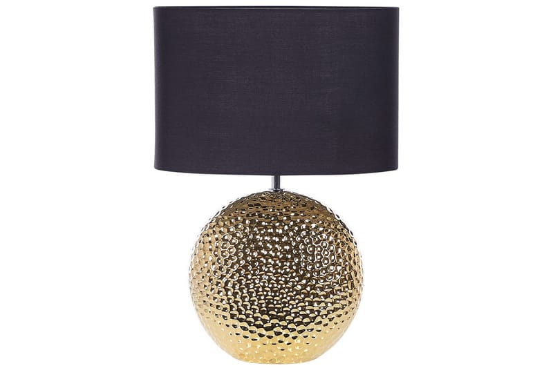 Libbelo Bordlampe 51 cm E27 - Gull/Svart - Belysning - Innendørsbelysning & Lamper - Soveromslampe - Sengelamper - Nattbordslampe stående