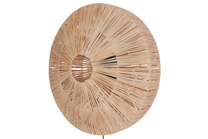 Loannis Vegghengt Leselampe E27, Naturlig