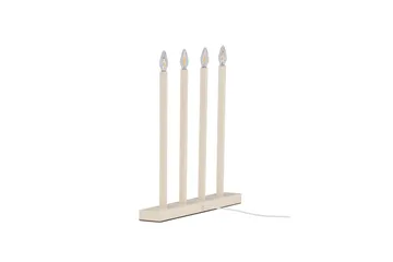 Lofsdalen Adventsstake 35 cm - Beige - Belysning - Innendørsbelysning & Lamper - Soveromslampe - Sengelamper - Nattbordslampe stående