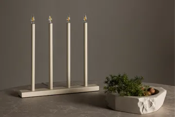 Lofsdalen Adventsstake 35 cm - Beige - Belysning - Innendørsbelysning & Lamper - Soveromslampe - Sengelamper - Nattbordslampe stående