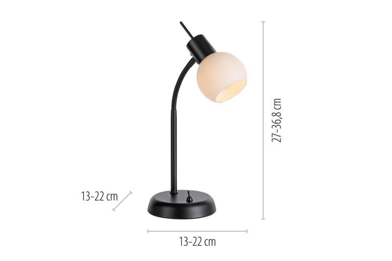 Loki Just Light Bordlampe - Belysning - Innendørsbelysning & Lamper - Soveromslampe - Sengelamper - Nattbordslampe stående