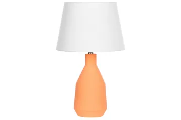 Lombre Bordlampe 53 cm E27 - Oransje/Hvit - Belysning - Innendørsbelysning & Lamper - Soveromslampe - Sengelamper - Nattbordslampe stående
