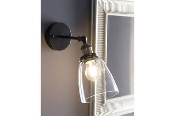 Lovataia Vegglampe 2 stk E27 - Svart - Belysning - Innendørsbelysning & Lamper - Soveromslampe - Sengelamper - Sengelampe vegg