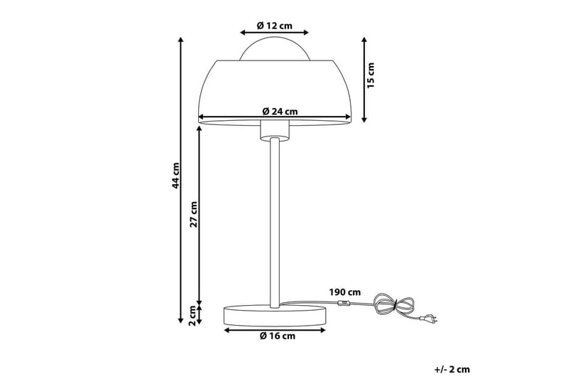 Magica Bordlampe 44 cm E27 - Svart/Messing - Belysning - Innendørsbelysning & Lamper - Soveromslampe - Sengelamper - Nattbordslampe stående