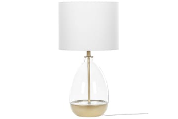 Mariab Bordlampe 63 cm E27 - Hvit - Belysning - Innendørsbelysning & Lamper - Soveromslampe - Sengelamper - Nattbordslampe stående