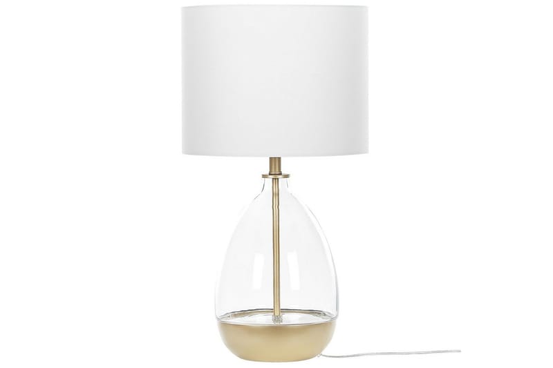 Mariab Bordlampe 63 cm E27 - Hvit - Belysning - Innendørsbelysning & Lamper - Soveromslampe - Sengelamper - Nattbordslampe stående