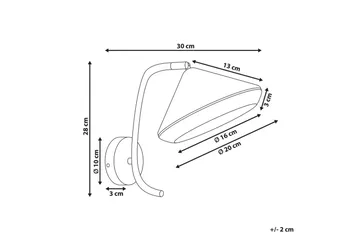 Methana Vegglampe G9 - Svart/Messing - Belysning - Innendørsbelysning & Lamper - Soveromslampe - Sengelamper - Sengelampe vegg