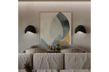 Myro Vegglampe med Arm - Svart - Belysning - Innendørsbelysning & Lamper - Soveromslampe - Sengelamper - Sengelampe vegg