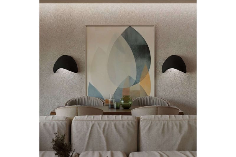 Myro Vegglampe med Arm - Svart - Belysning - Innendørsbelysning & Lamper - Soveromslampe - Sengelamper - Sengelampe vegg