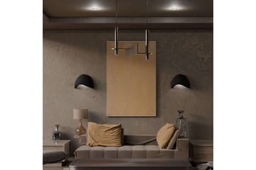 Myro Vegglampe med Arm - Svart - Belysning - Innendørsbelysning & Lamper - Soveromslampe - Sengelamper - Sengelampe vegg