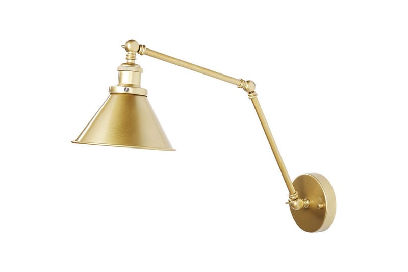 Narve Vegglampe 2 stk E27 - Gull - Belysning - Innendørsbelysning & Lamper - Soveromslampe - Sengelamper - Sengelampe vegg
