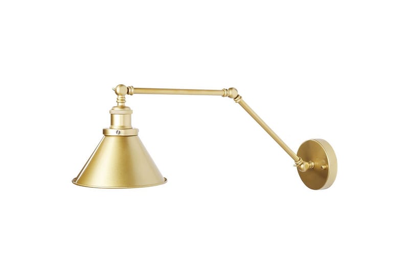 Narve Vegglampe 2 stk E27 - Gull - Belysning - Innendørsbelysning & Lamper - Soveromslampe - Sengelamper - Sengelampe vegg