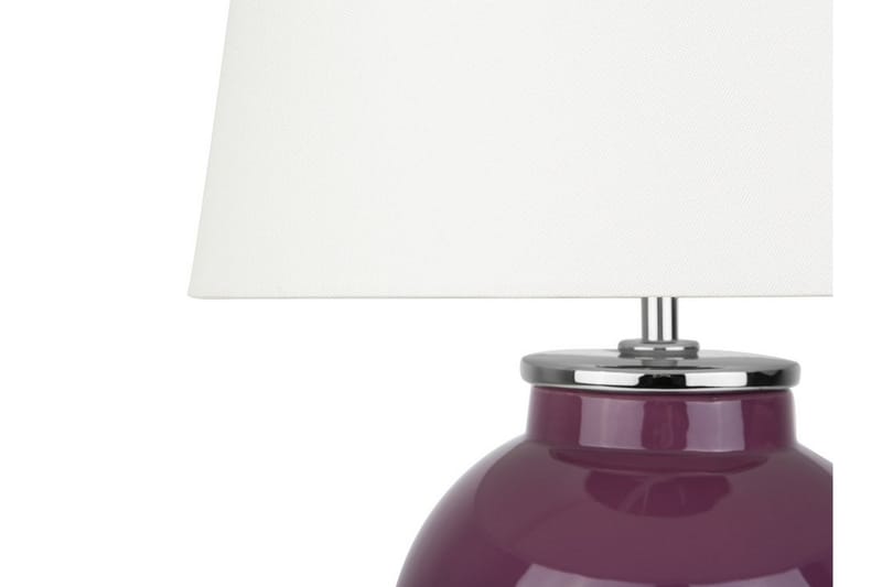 Bordlampe Brenta 34 cm - Lilla - Bordlampe - Vinduslampe på fot - Lamper gang - Nattbordslampe stående - Vinduslampe