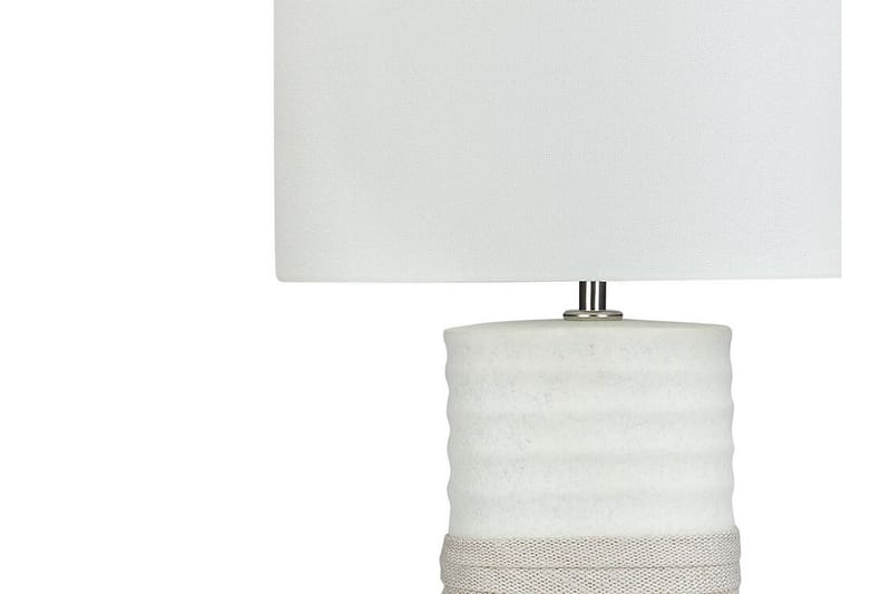 Bordlampe Navia 30 cm - Hvit - Bordlampe - Vinduslampe på fot - Lamper gang - Nattbordslampe stående - Vinduslampe