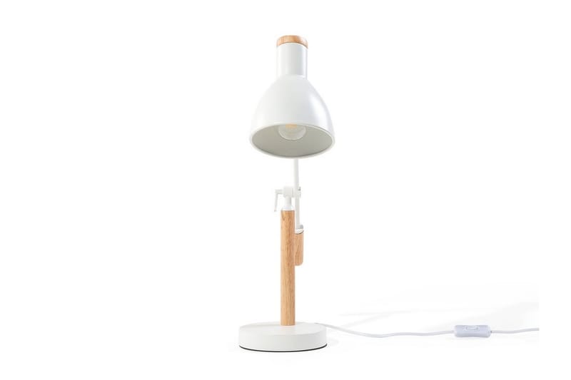 Bordlampe Peckos 15 cm - Hvit - Bordlampe - Vinduslampe på fot - Lamper gang - Nattbordslampe stående - Vinduslampe