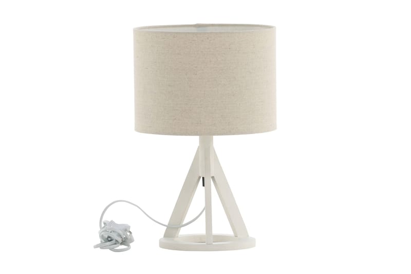 Kona Bordlampe, Hvit/Beige