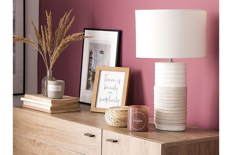 Navia Bordlampe 30 cm, Hvit