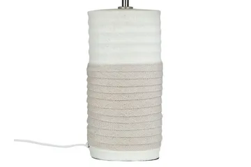 Navia Bordlampe 30 cm - Hvit - Belysning - Innendørsbelysning & Lamper - Soveromslampe - Sengelamper - Nattbordslampe stående