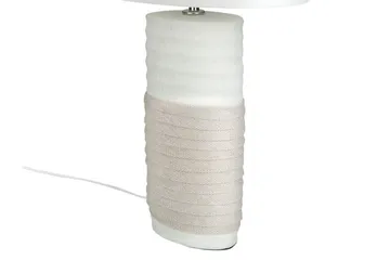 Navia Bordlampe 30 cm - Hvit - Belysning - Innendørsbelysning & Lamper - Soveromslampe - Sengelamper - Nattbordslampe stående