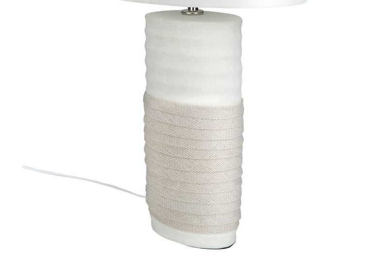 Navia Bordlampe 30 cm - Hvit - Belysning - Innendørsbelysning & Lamper - Soveromslampe - Sengelamper - Nattbordslampe stående