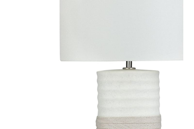 Navia Bordlampe 30 cm - Hvit - Belysning - Innendørsbelysning & Lamper - Soveromslampe - Sengelamper - Nattbordslampe stående