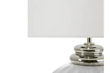 Neris Bordlampe 33 cm - Sølv - Belysning - Innendørsbelysning & Lamper - Soveromslampe - Sengelamper - Nattbordslampe stående
