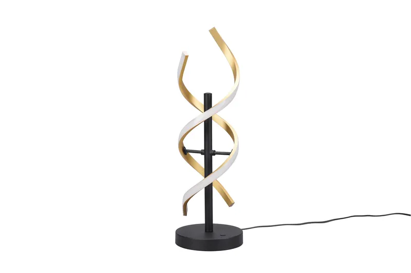 Sequence LED-Bordlampe Matt Messing/Matt Svart - Trio Lighting - Belysning - Innendørsbelysning & Lamper - Soveromslampe - Sengelamper - Nattbordslampe stående