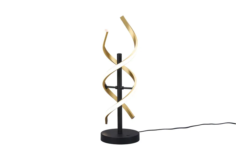 Sequence LED-Bordlampe Matt Messing/Matt Svart, Trio Lighting