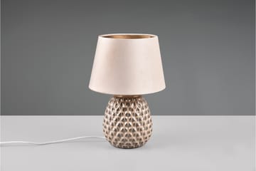 Trio Lighting Ariana Bordlampe 35 cm E14 Beige - Belysning - Innendørsbelysning & Lamper - Soveromslampe - Sengelamper - Nattbordslampe stående