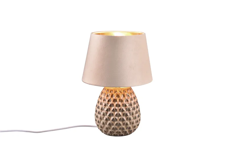 Trio Lighting Ariana Bordlampe 35 cm E14 Beige - Belysning - Innendørsbelysning & Lamper - Soveromslampe - Sengelamper - Nattbordslampe stående