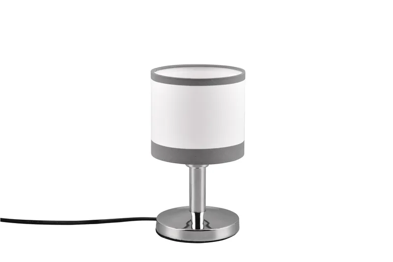 Trio Lighting Davos Bordlampe E14 krom/hvit - Belysning - Innendørsbelysning & Lamper - Soveromslampe - Sengelamper - Nattbordslampe stående
