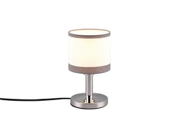 Trio Lighting Davos Bordlampe E14 krom/hvit - Belysning - Innendørsbelysning & Lamper - Soveromslampe - Sengelamper - Nattbordslampe stående