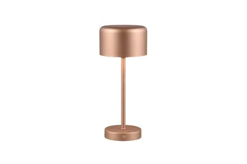 Trio Lighting Jeff LED bordlampe kaffe brun oppladbar - Belysning - Innendørsbelysning & Lamper - Soveromslampe - Sengelamper - Nattbordslampe stående