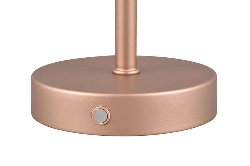 Trio Lighting Jeff LED bordlampe kaffe brun oppladbar - Belysning - Innendørsbelysning & Lamper - Soveromslampe - Sengelamper - Nattbordslampe stående