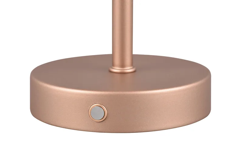 Trio Lighting Jeff LED bordlampe kaffe brun oppladbar - Belysning - Innendørsbelysning & Lamper - Soveromslampe - Sengelamper - Nattbordslampe stående