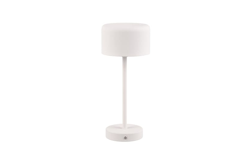 Trio Lighting Jeff LED Bordlampe Matt Hvit Oppladbar - Belysning - Innendørsbelysning & Lamper - Soveromslampe - Sengelamper - Nattbordslampe stående
