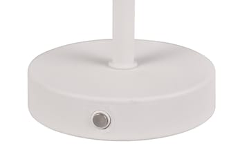 Trio Lighting Jeff LED Bordlampe Matt Hvit Oppladbar - Belysning - Innendørsbelysning & Lamper - Soveromslampe - Sengelamper - Nattbordslampe stående