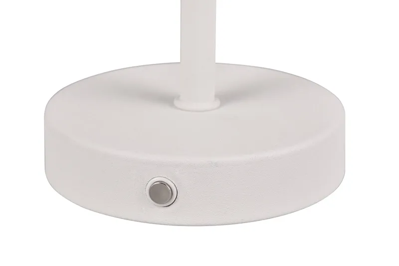 Trio Lighting Jeff LED Bordlampe Matt Hvit Oppladbar - Belysning - Innendørsbelysning & Lamper - Soveromslampe - Sengelamper - Nattbordslampe stående