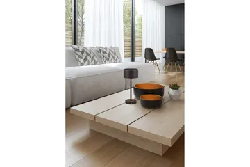 Trio Lighting Jeff LED bordlampe matt svart oppladbar - Belysning - Innendørsbelysning & Lamper - Soveromslampe - Sengelamper - Nattbordslampe stående