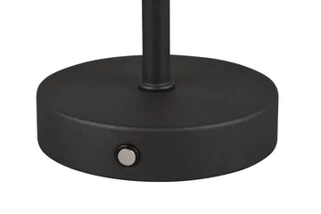 Trio Lighting Jeff LED bordlampe matt svart oppladbar - Belysning - Innendørsbelysning & Lamper - Soveromslampe - Sengelamper - Nattbordslampe stående