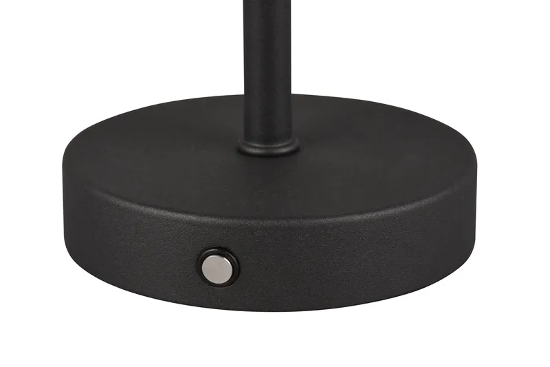 Trio Lighting Jeff LED bordlampe matt svart oppladbar - Belysning - Innendørsbelysning & Lamper - Soveromslampe - Sengelamper - Nattbordslampe stående